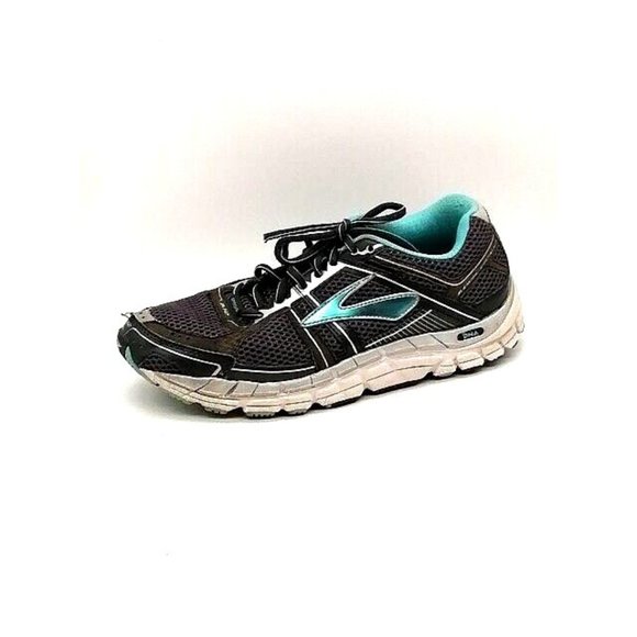 Brooks Womens Sneakers Addiction A12 Blue Lace Up Running Shoe Low 9.5 Narrow - Picture 1 of 13
